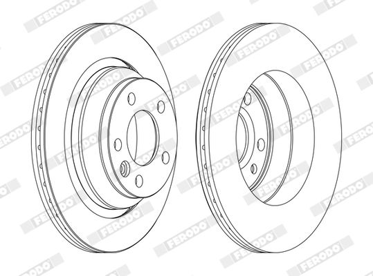 FERODO DDF1698C Brake Disc