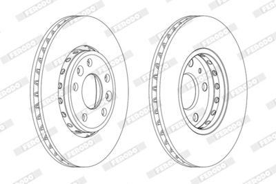 Brake Disc FERODO DDF1726C
