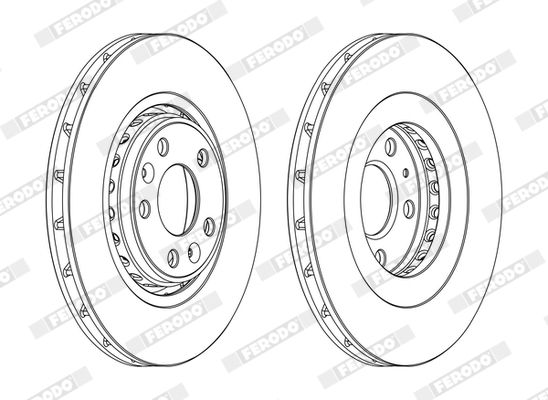 FERODO DDF1727C Brake Disc