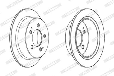 Brake Disc FERODO DDF1753C