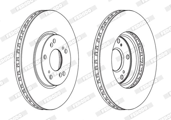FERODO DDF1775C Brake Disc