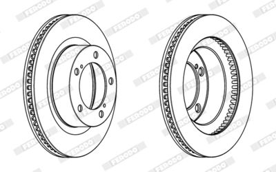 Brake Disc FERODO DDF1798C-1