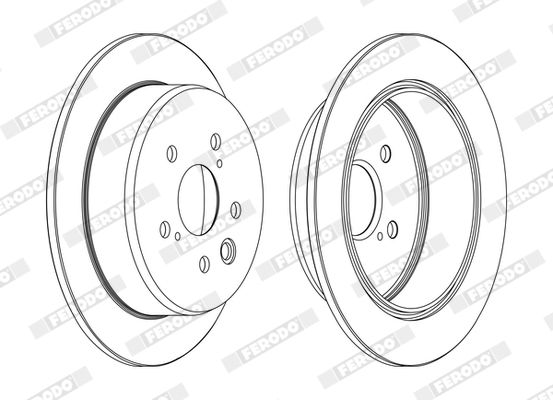 FERODO DDF1815C Brake Disc