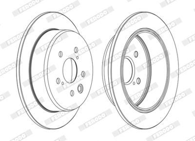 Brake Disc FERODO DDF1815C