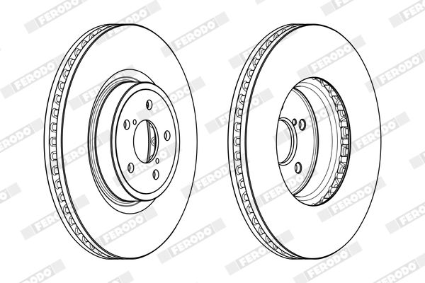 FERODO DDF1841C-1 Brake Disc