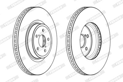 Brake Disc FERODO DDF1841C-1
