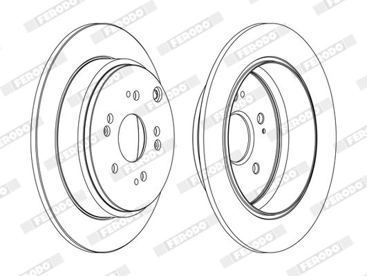 FERODO DDF1860C Brake Disc