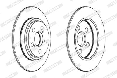 Brake Disc FERODO DDF1866
