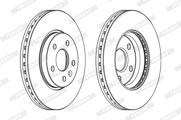 FERODO DDF1869C Brake Disc