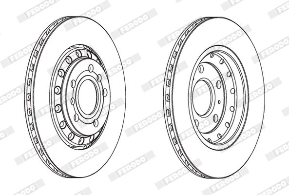 FERODO DDF1934C Brake Disc