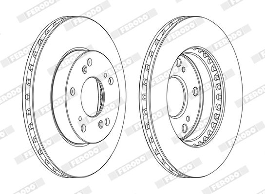 FERODO DDF1939C Brake Disc
