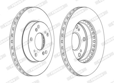 Brake Disc FERODO DDF1939C