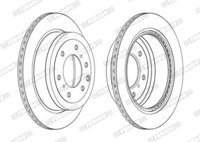 Brake Disc FERODO DDF1965C