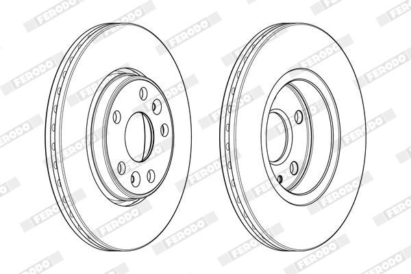 FERODO DDF1978C Brake Disc