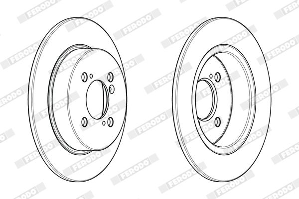 FERODO DDF2071C Brake Disc