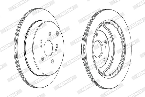 FERODO DDF2072C Brake Disc