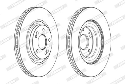 Brake Disc FERODO DDF2199C