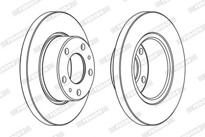 Brake Disc FERODO FCR194A