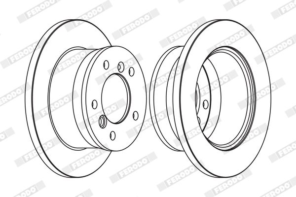 FERODO FCR229A Brake Disc