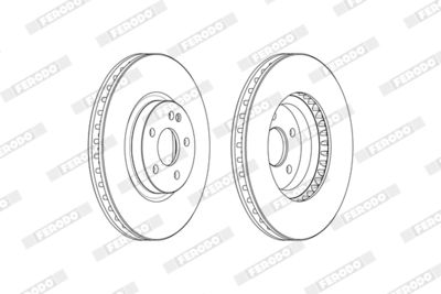 Brake Disc FERODO FCR379A