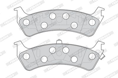 Brake Pad Set, disc brake FERODO FDB1130