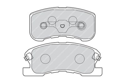 Brake Pad Set, disc brake FERODO FDB1501