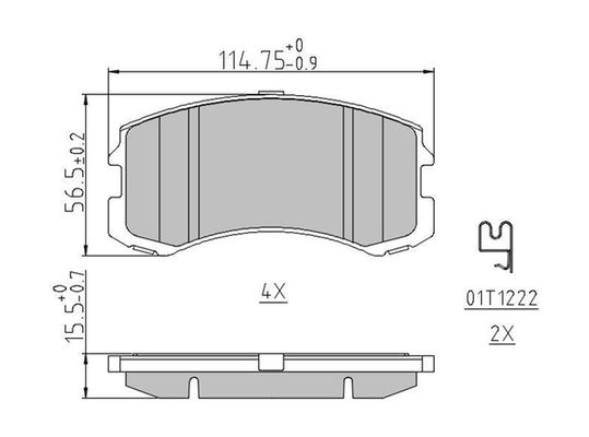 FERODO FDB1886 Brake Pad Set, disc brake