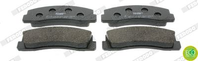 Brake Pad Set, disc brake FERODO FDB195