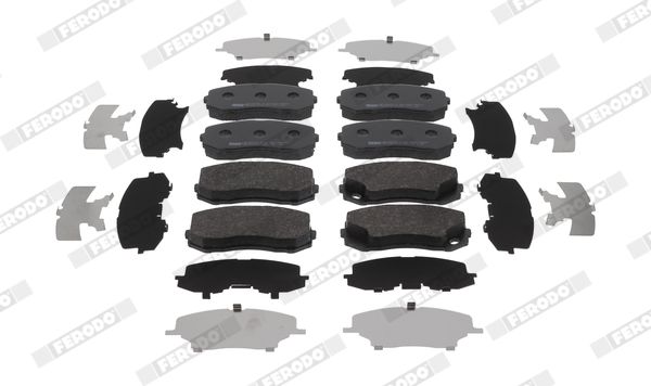 FERODO FVR4314 Brake Pad Set, disc brake