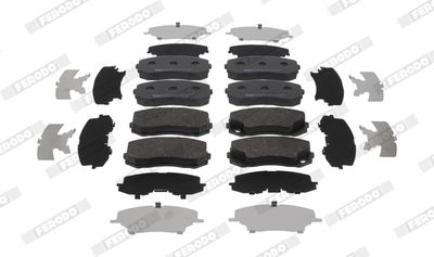Brake Pad Set, disc brake FERODO FVR4314