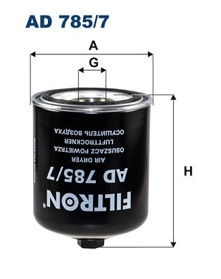 FILTRON AD 785/7 Air Dryer Cartridge, compressed-air system