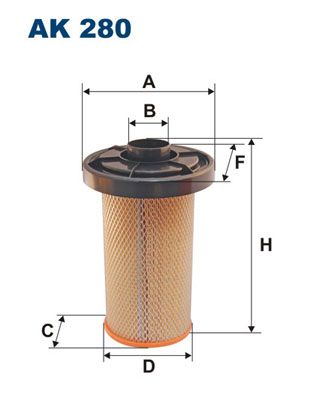 Air Filter FILTRON AK 280