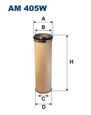 Secondary Air Filter FILTRON AM 405W