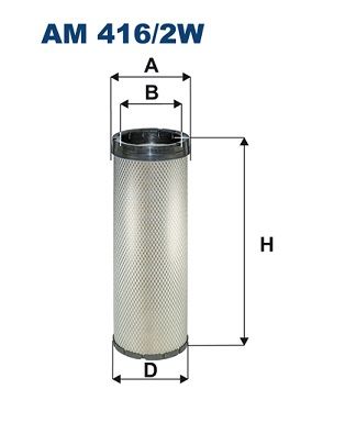 FILTRON AM 416/2W Secondary Air Filter