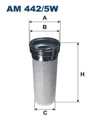 FILTRON AM 442/5W Secondary Air Filter
