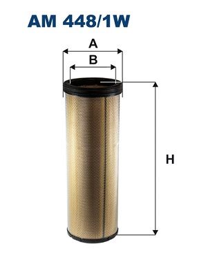 FILTRON AM 448/1W Secondary Air Filter