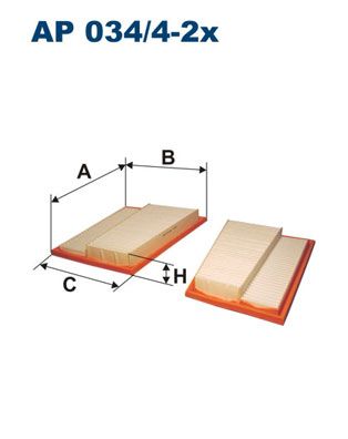 FILTRON AP 034/4-2x Air Filter