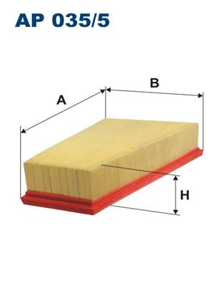 Air Filter FILTRON AP 035/5