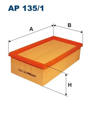 Air Filter FILTRON AP 135/1