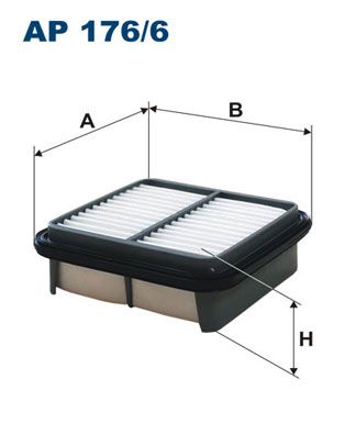 Air Filter FILTRON AP 176/6