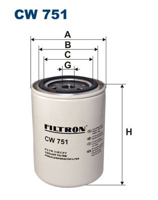Coolant Filter FILTRON CW 751