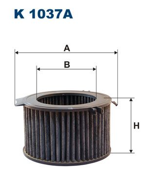Filter, cabin air FILTRON K 1037A