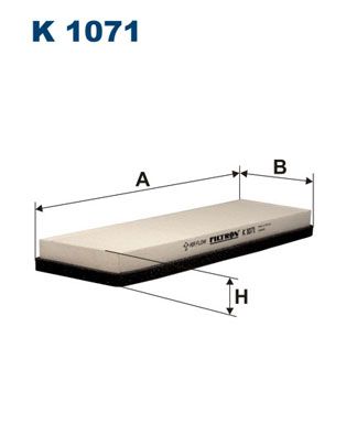 FILTRON K 1071 Filter, cabin air