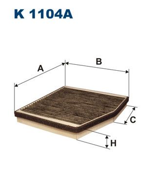 Filter, cabin air FILTRON K 1104A