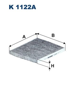 Filter, cabin air FILTRON K 1122A