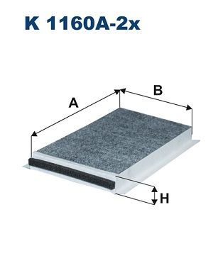 FILTRON K 1160A-2x Filter, cabin air
