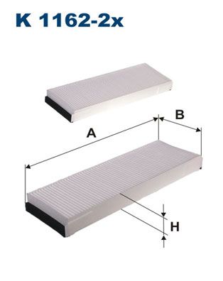Filter, cabin air FILTRON K 1162-2x