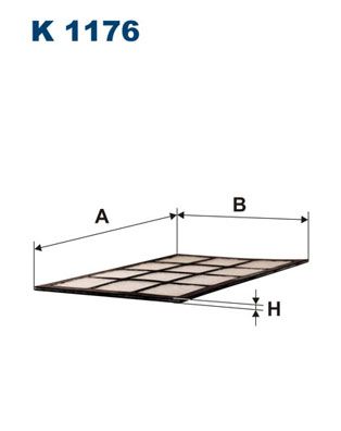 FILTRON K 1176 Filter, cabin air