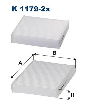 FILTRON K 1179-2x Filter, cabin air