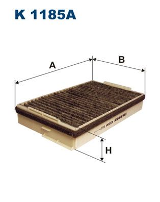 Filter, cabin air FILTRON K 1185A